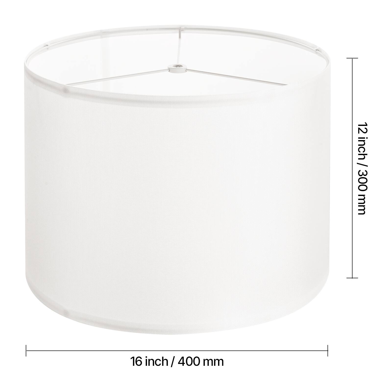 12 inch / 300 mm  
16 inch / 400 mm