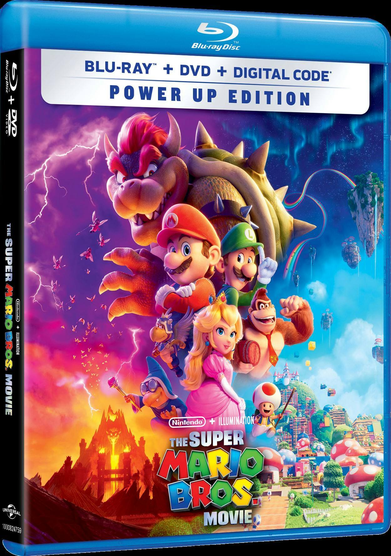 Angle. The Super Mario Bros. Movie (with DVD) [Blu-ray].