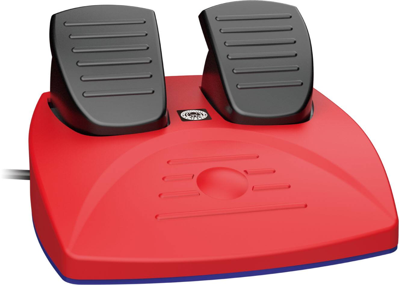 Left. Hori - Mario Kart Racing Wheel Pro Mini for Nintendo Switch 2 - Red.