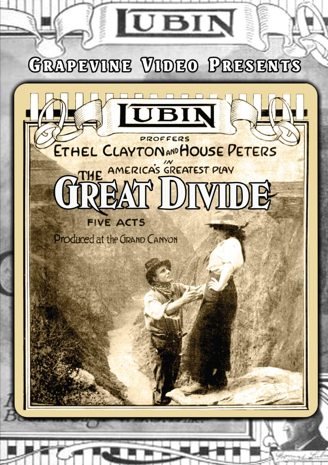 The Great Divide (1915) + Five Lubin short subjects  - DVD