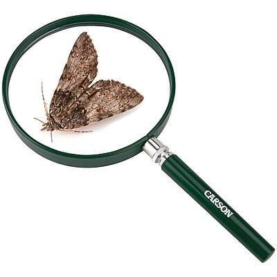 Alt View 4. Carson - Carson Optical BigEye 2x Round Hand Magnifier, Green (CSNHU20) - Green.