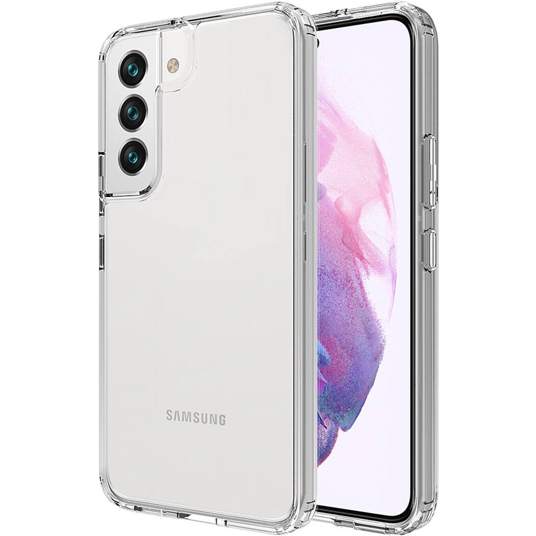 Alt View 16. SaharaCase - Hybrid-Flex Hard Shell Case for Samsung Galaxy S22+ - Clear.