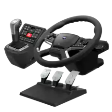 Front. Hori - Force Feedback Truck Control System for PC (Windows 11/10) - Black.