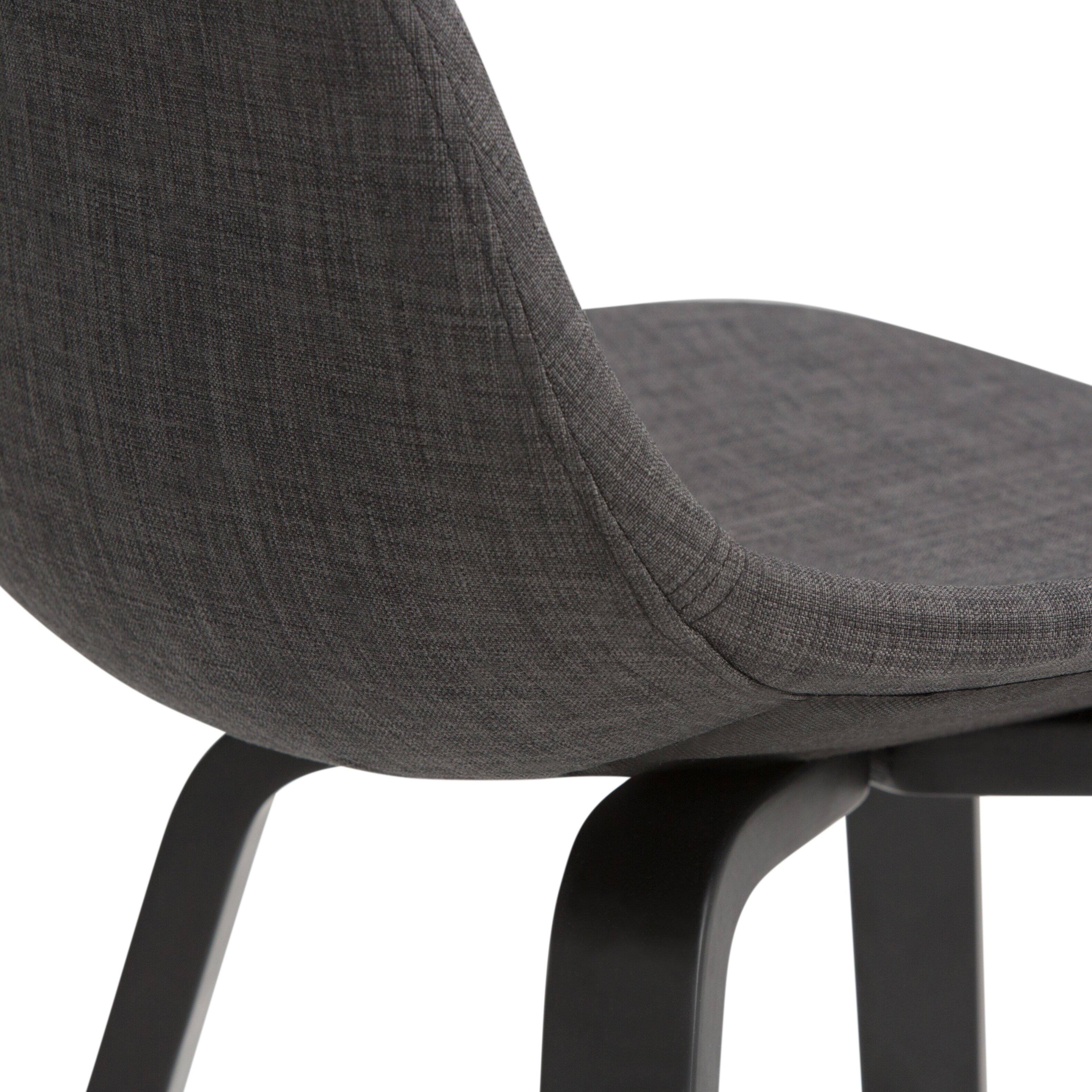 Alt View 12. Simpli Home - Randolph Bentwood Counter Height Stool (Set of 2) - Charcoal Grey, Black.