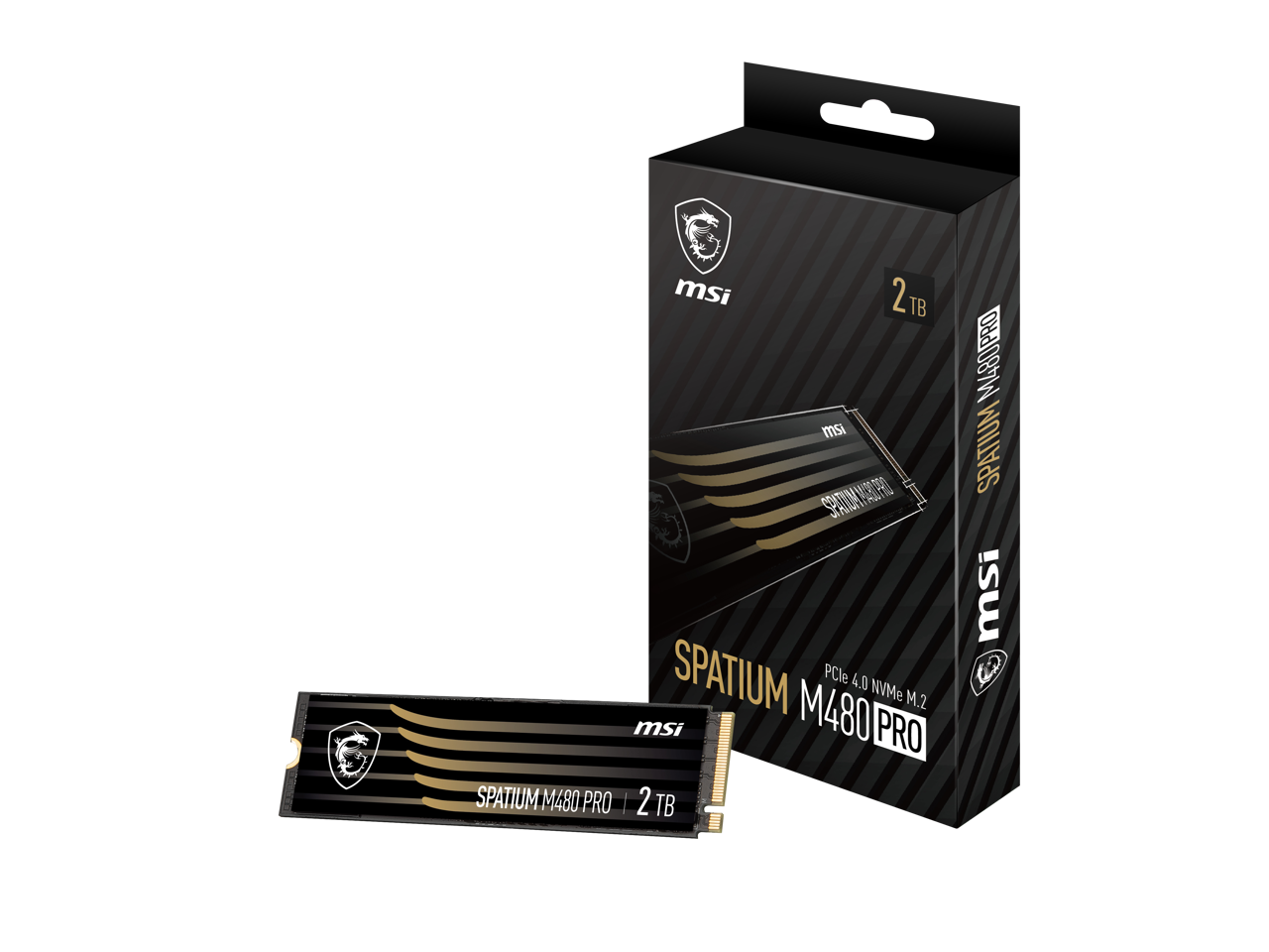 MSI SPATIUM M480 PRO  
2 TB  
PCIe 4.0 NVMe M.2