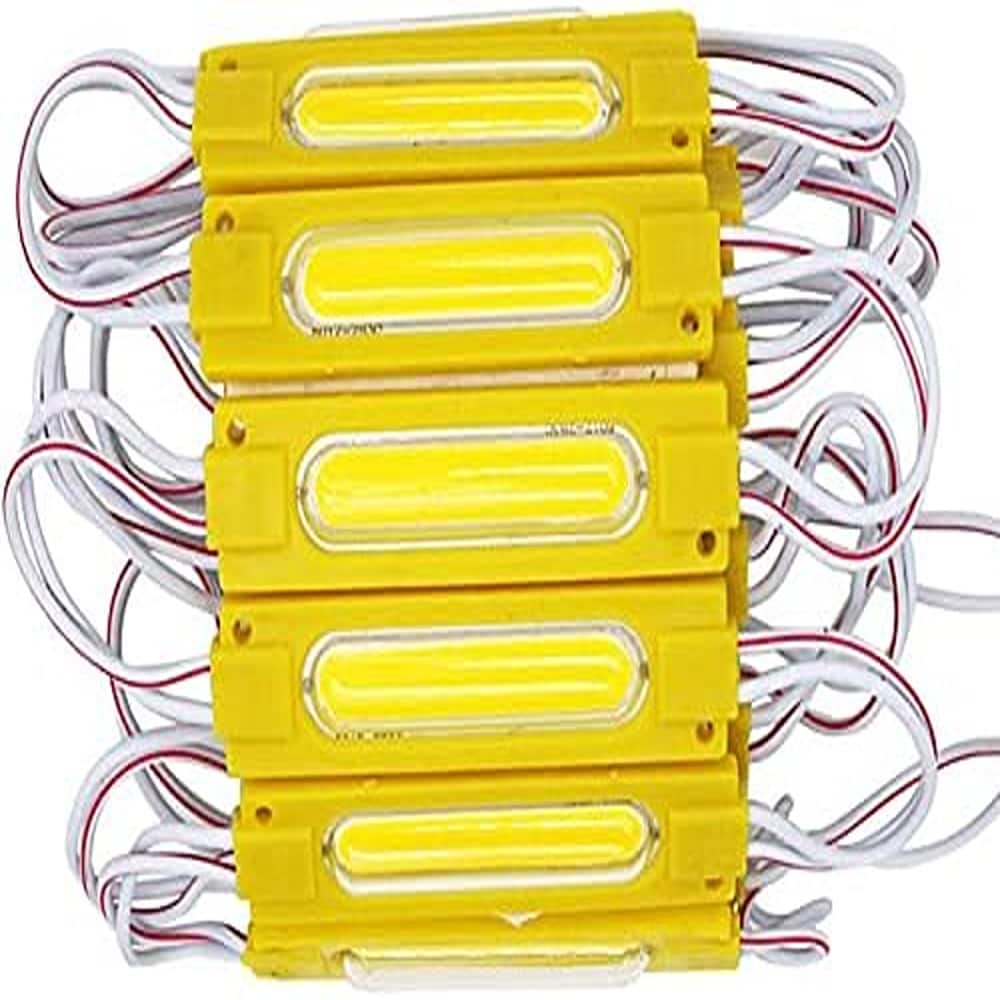 ACJPR - LED Storefront Lights, Yellow, 20pcs, Waterproof with Adhesive Tape