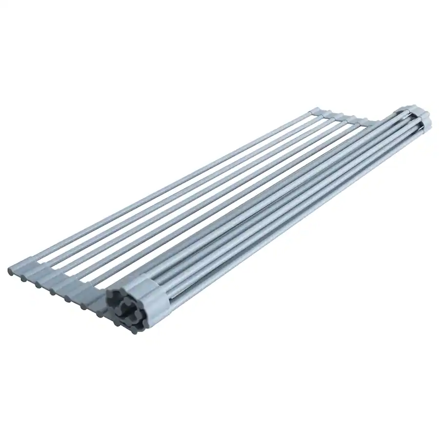 Better Houseware Over the Sink Roll up Drying Rack Gray 1434 - Best Buy