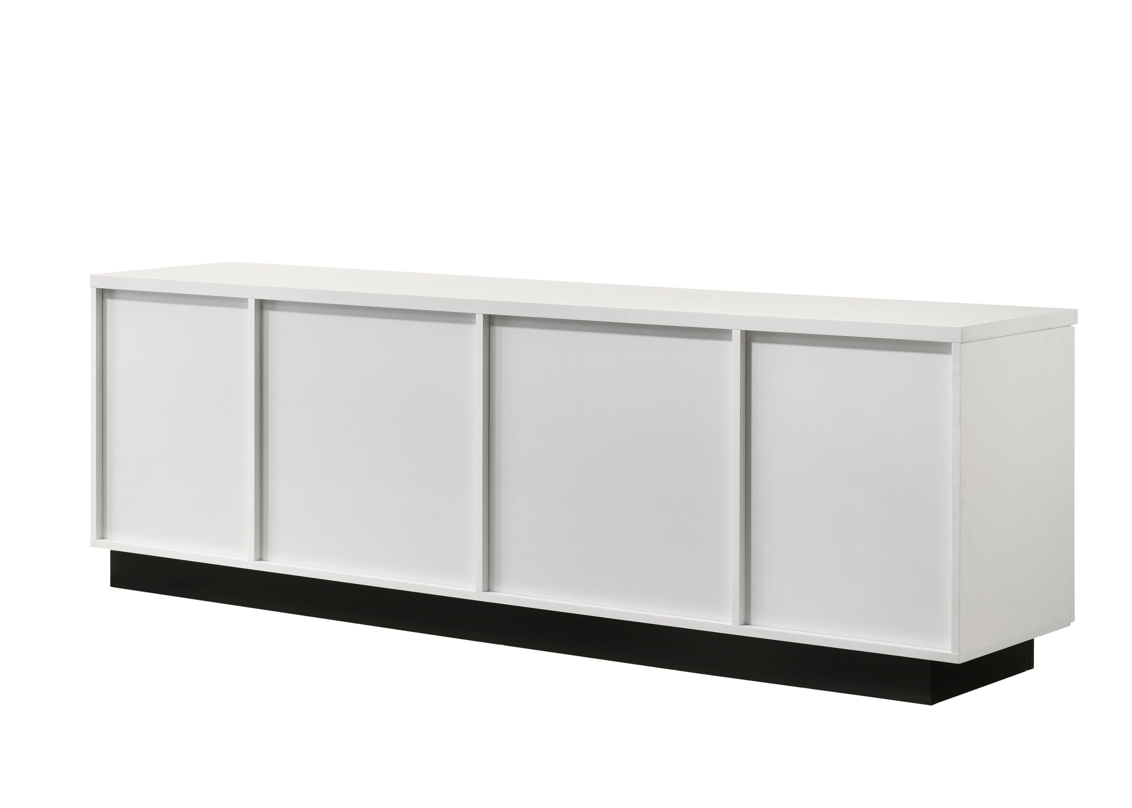 Alt View 1. Spaco - Spaco Modern TV Stand for TVs Up to 70 Inch, 70.5 Inch Wide Media Console with Drawers, Cabinets, for Living Room - White.