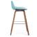 Alt View 15. Simpli Home - Randolph Bentwood Counter Height Stool (Set of 2) - Aqua Blue.