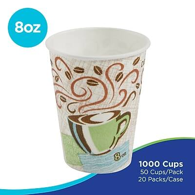 8 oz  
1000 Cups  
50 Cups/Pack  
20 Packs/Case