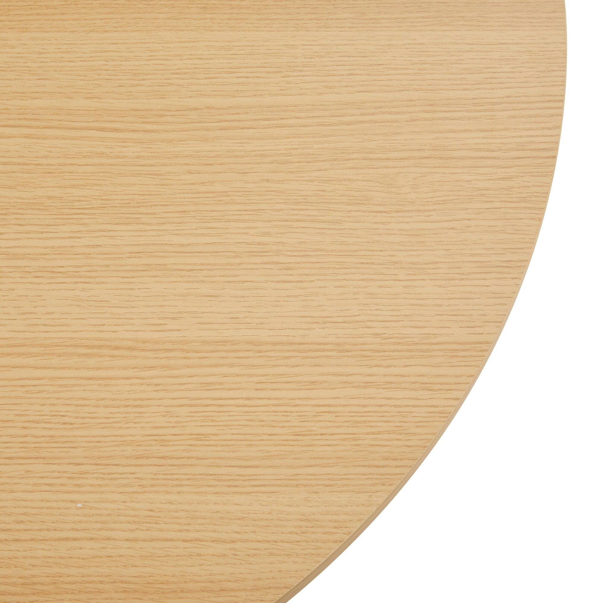 Manhattan Comfort Layla Scandinavian Modern Coffee Table Light Oak ...