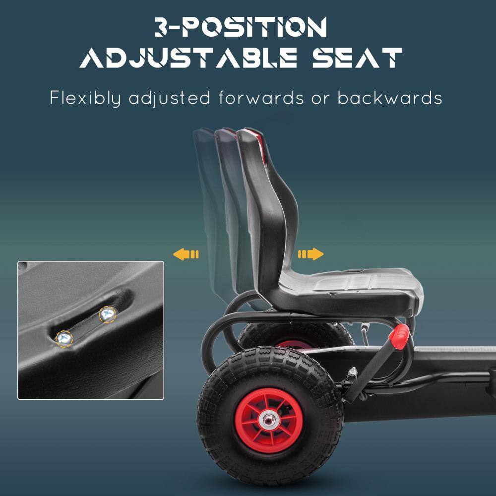 3-POSITION ADJUSTABLE SEAT  
Flexibly adjusted forwards or backwards