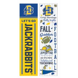 Evergreen Enterprises - South Dakota State Jackrabbits 47" Double Sided Fall Leaner Fan Sign - Multicolor