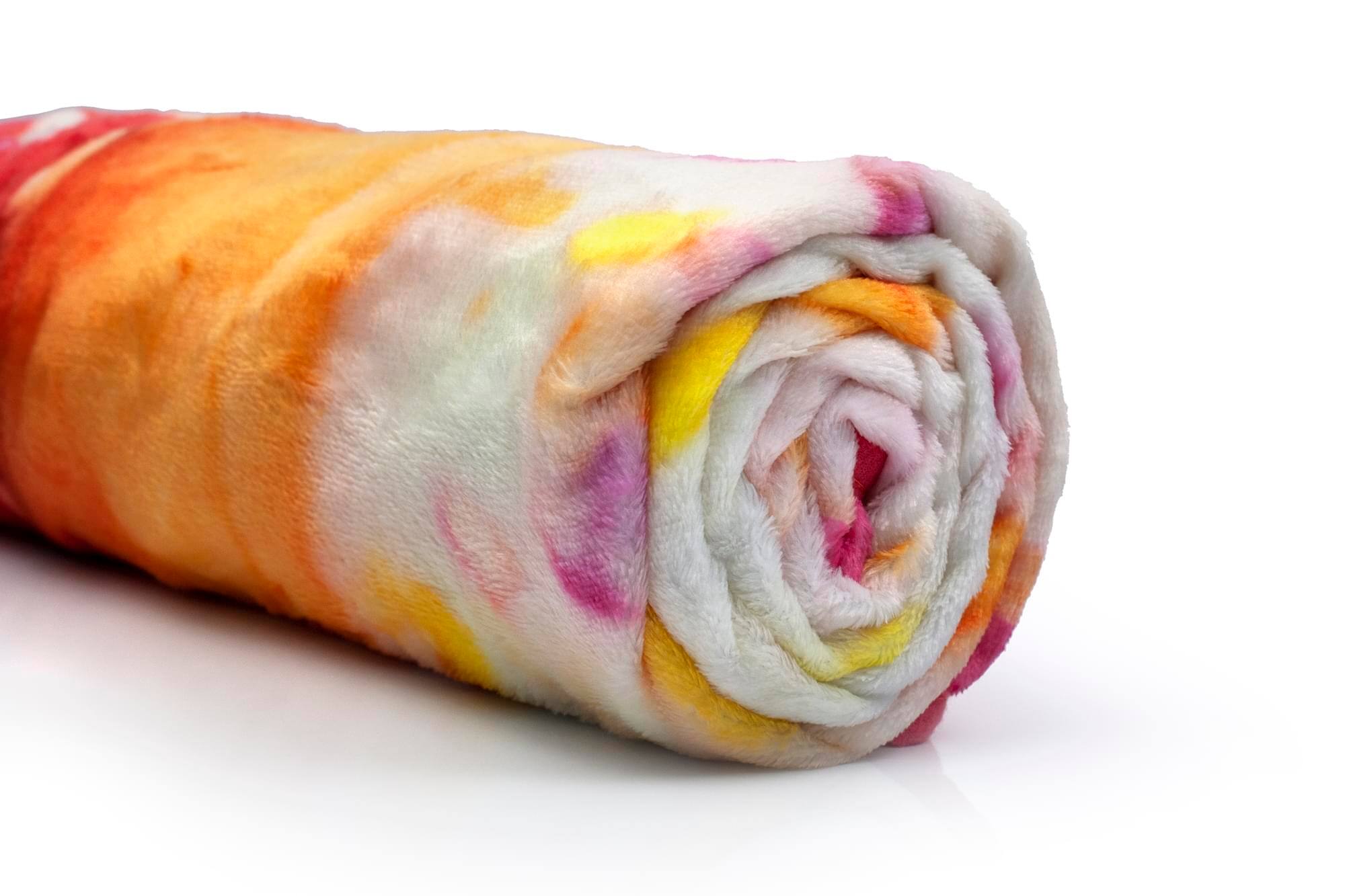 Alt View 1. Just Funky - Donuts Fleece Throw Blanket | Large Soft Throw Blanket | 60 x 45 Inches - Pink.