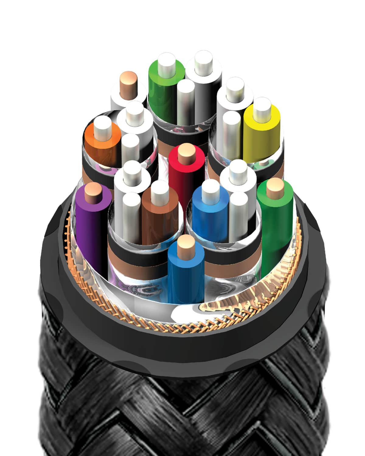 Alt View 13. AudioQuest - Dragon 48 9.8' 4K-8K-10K 48Gbps In-Wall Rated HDMI Cable - Matte Black with Gloss Black Stripes.