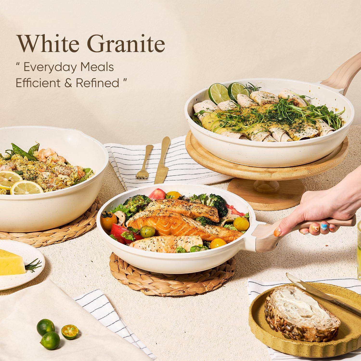 White Granite  
"Everyday Meals Efficient & Refined"