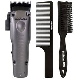 Babyliss - Pro FXONE LO-PROFX High-Performance Clipper FX829 with Brush and Comb - Gray