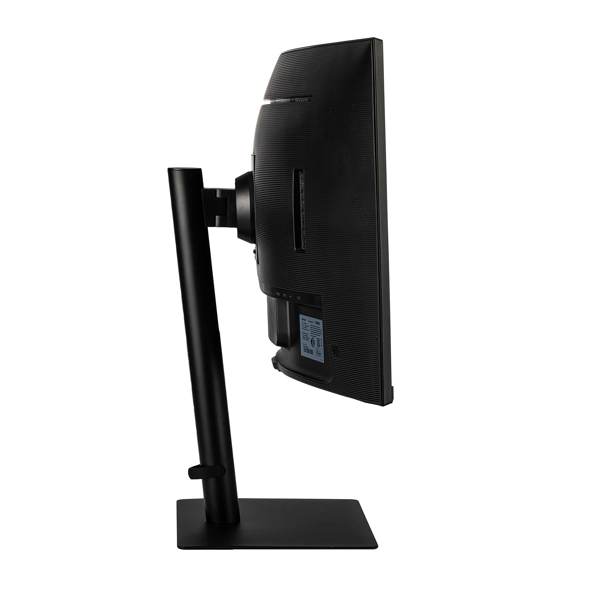 Alt View 6. Samsung - Samsung ViewFinity S65UA 34" HDR 100 Hz Ultrawide Curved Monitor Bundle.