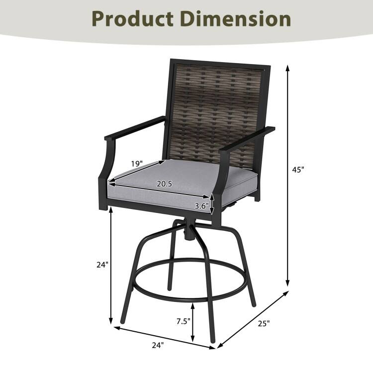Product Dimension: 19" x 45" x 20.5" x 3.6" x 24" x 7.5" x 25" x 24"
