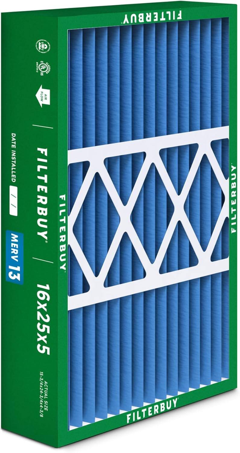 FILTERBUY F 37912  
"ORDER AS DATE INSTALLED"  
MERV 13  
FLOW AIR FILTERBUY 16x25x5  
8/S-xp/S-DZX/S-SI  
ACTUAL SIZE  
FILTERBUY