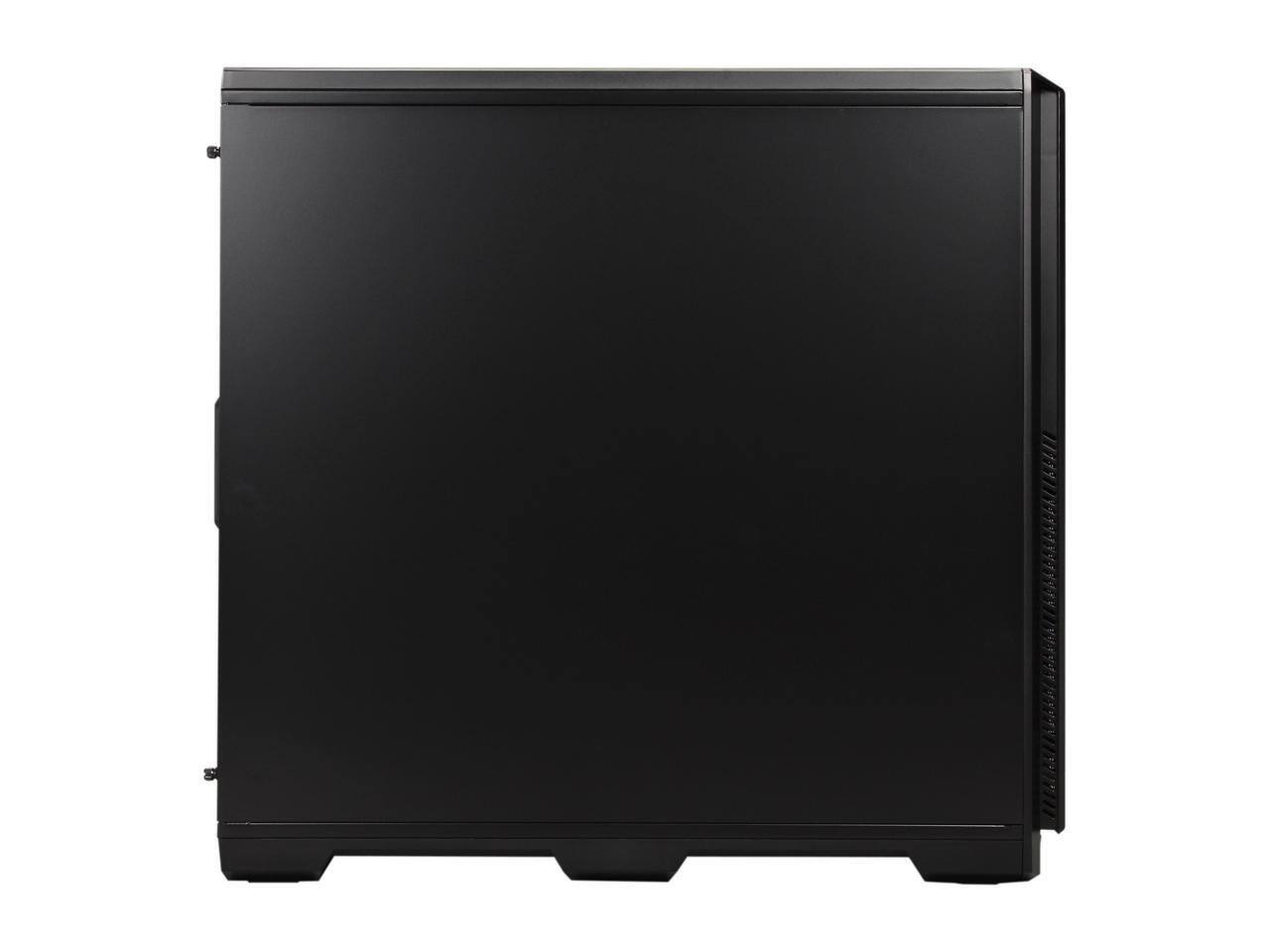 Alt View 3. Phanteks - Phanteks Enthoo Pro series PH-ES614PC_BK Black Steel / Plastic ATX Full Tower Computer Case (non-power supply cover) - Black.