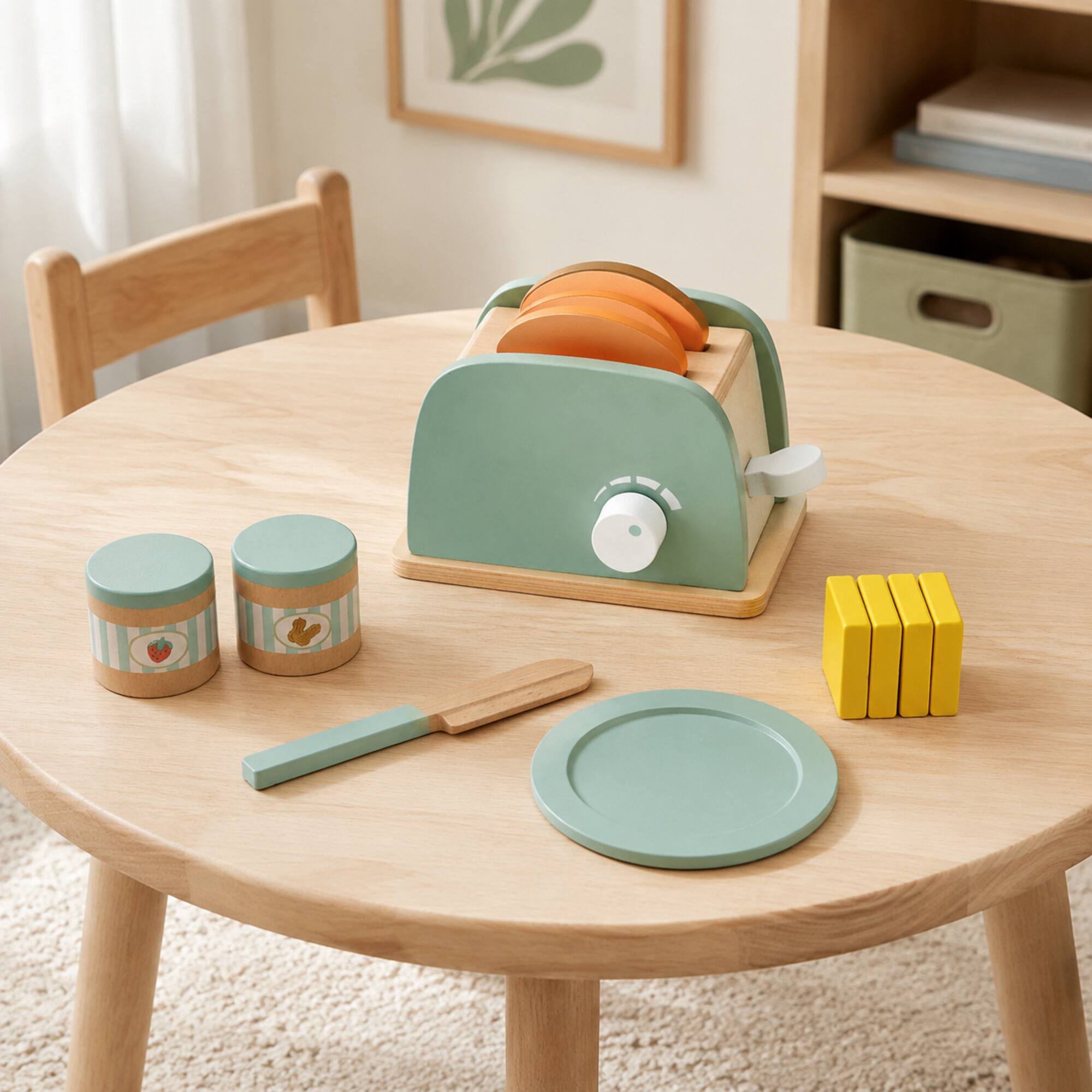 Teamson Kids 10 Piece Kids Wooden Toaster Set - Best Buy