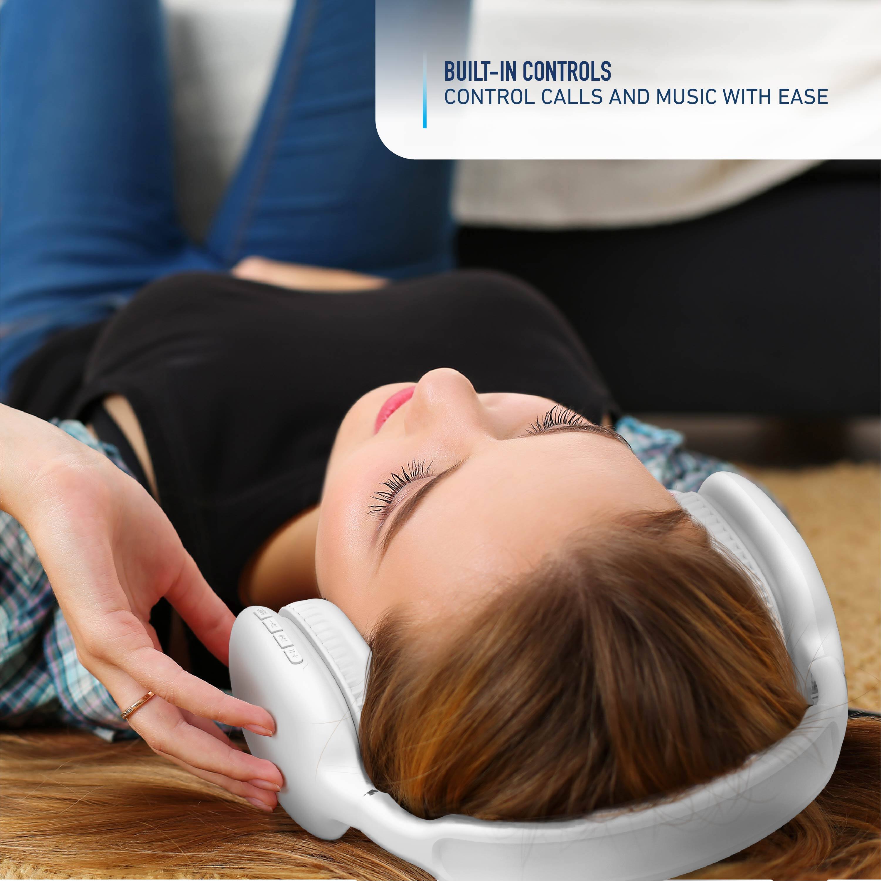Tzumi SoundPlay ANC Wireless Headphones, Rechargeable Bluetooth