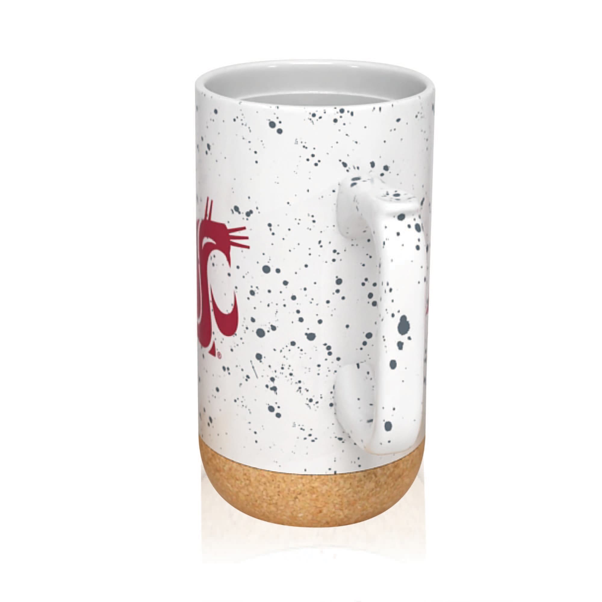 Alt View 2. Indigo Falls - Washington State Cougars 18oz. Speckle Cork Mug - Multicolor.