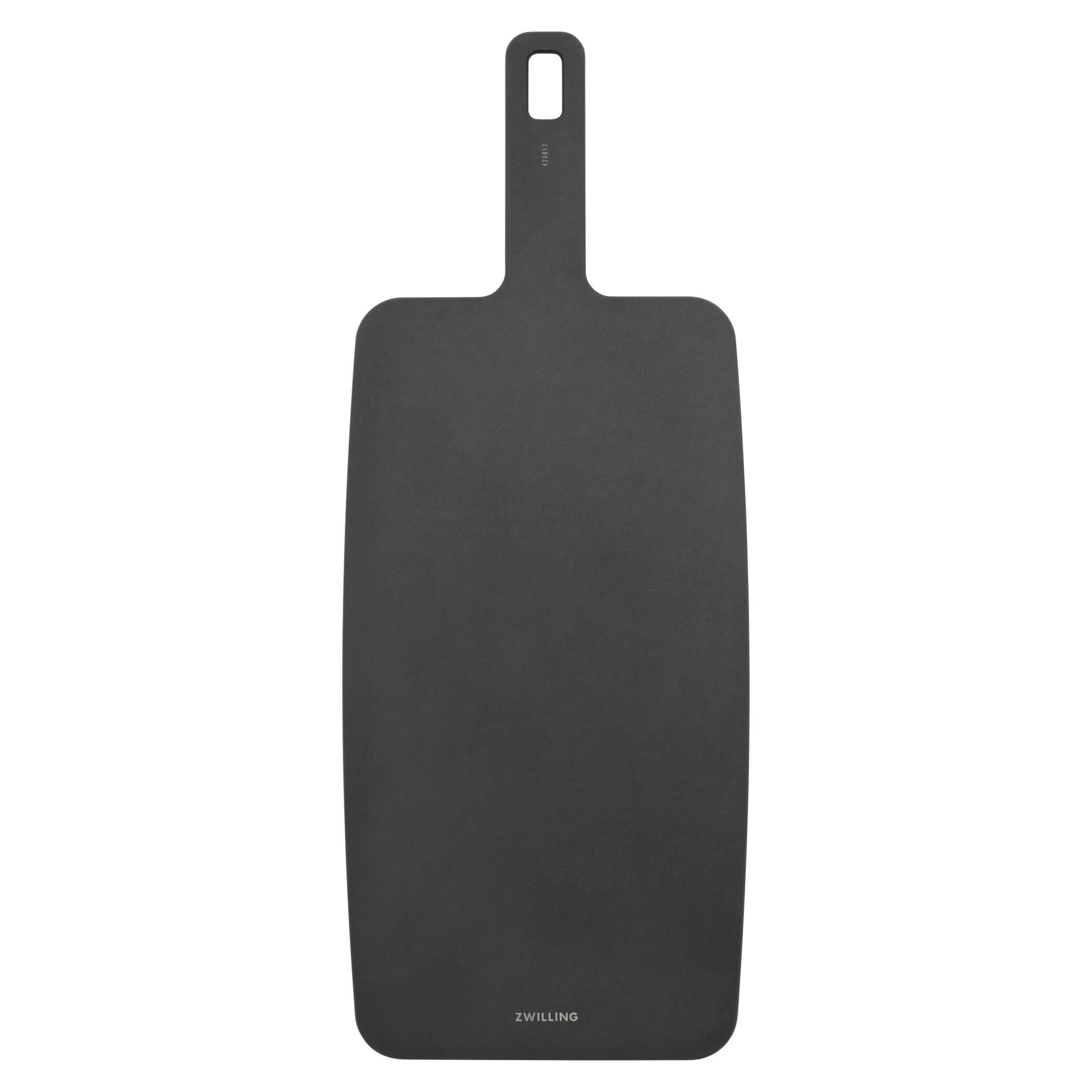 Alt View 1. ZWILLING - ZWILLING Plant Fiber 19-in x 7.5-in Cutting Board with Handle- Slate - Slate.