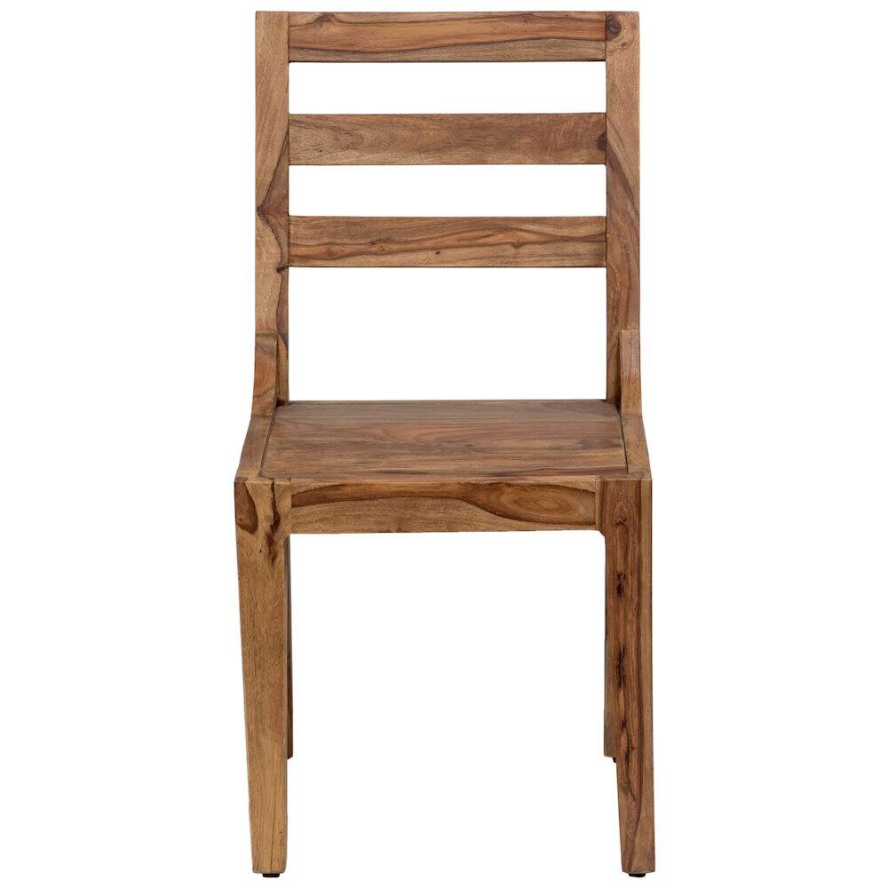 Alt View 2. Porter Designs - Urban Solid Sheesham Wood Dining Chair - Brown.