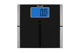 Escali - Ultra Slim Easy Read Body Scale - Black