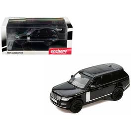 2021 Land Rover Range Rover Black 1/64 Diecast Model Car by GCD x Enchery