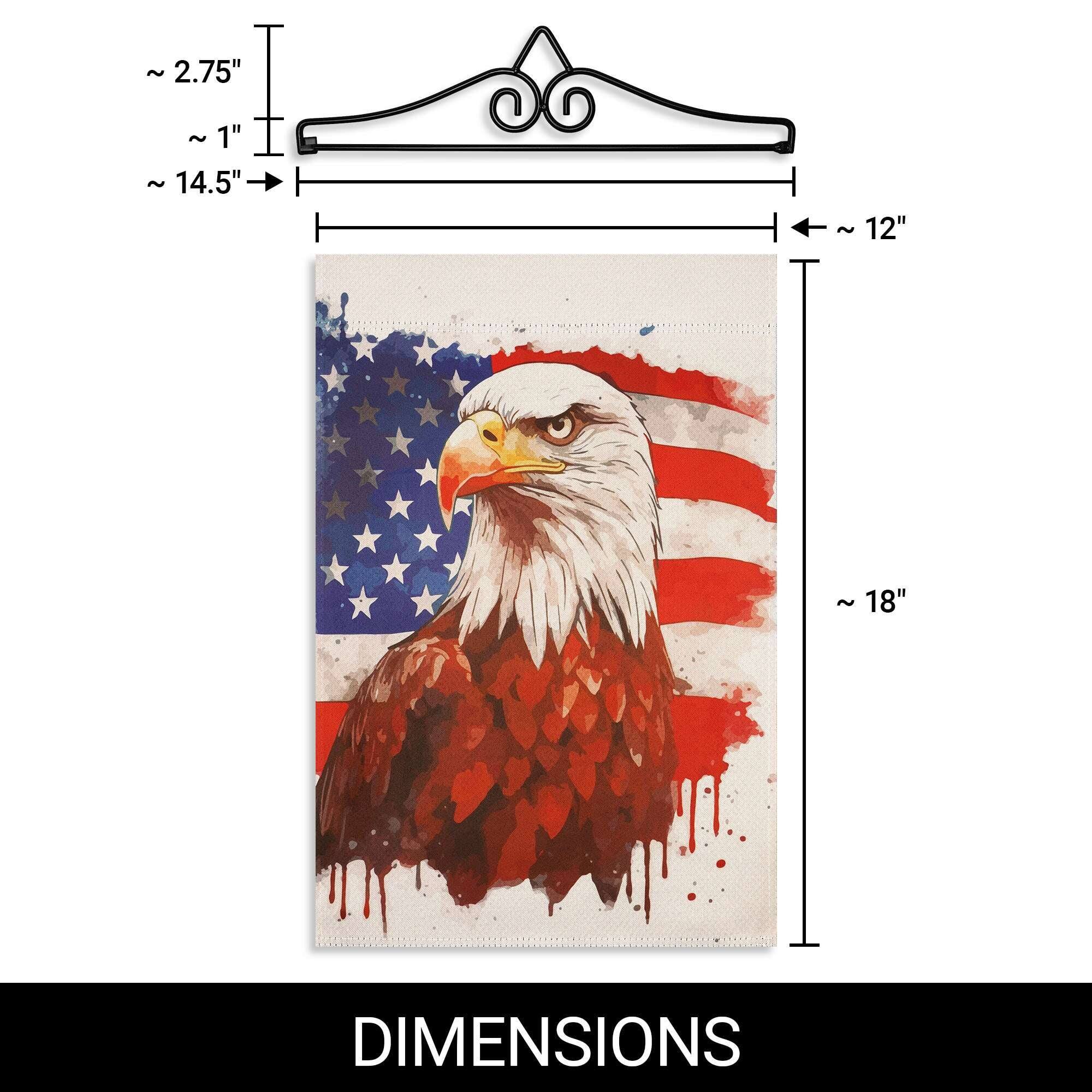 - ~ 2.75" 
- ~ 1" 
- ~ 14.5" 
- ~ 12" 
- ~ 18" 

DIMENSIONS