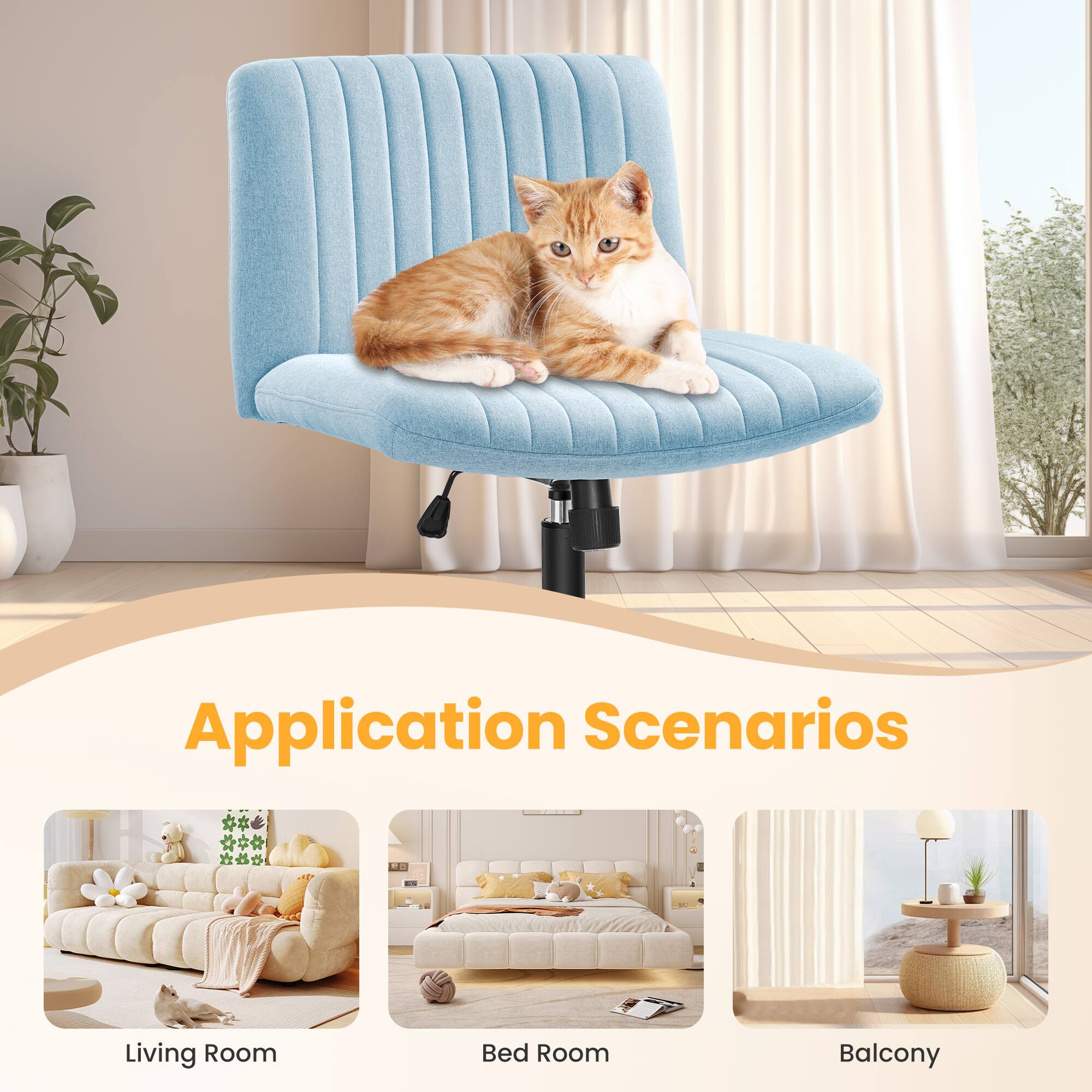 Application Scenarios

Living Room  
Bed Room  
Balcony