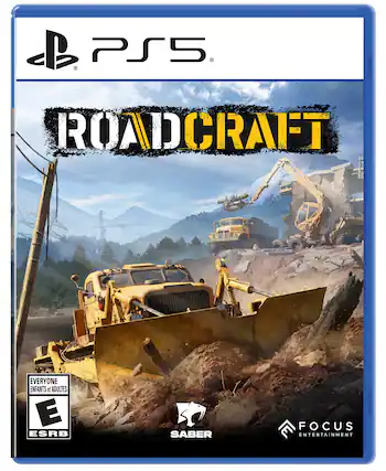 PS5. ROADCRAFT. ROAD EVERYONE ENFANTS et ADULTES E ESRB SABER FOCUS ENTERTAINMENT - E (Everyone)