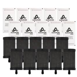 3M - Alexapure Pro 2387 Genuine Replacement Water Filter Black Made in USA (10 Pack)