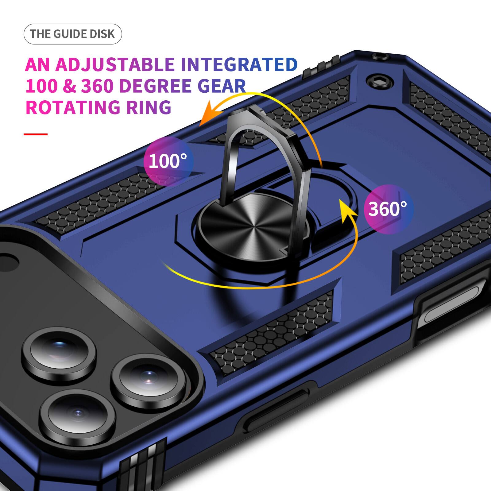 The Guide Disk: An Adjustable Integrated 100 & 360 Degree Gear Rotating Ring