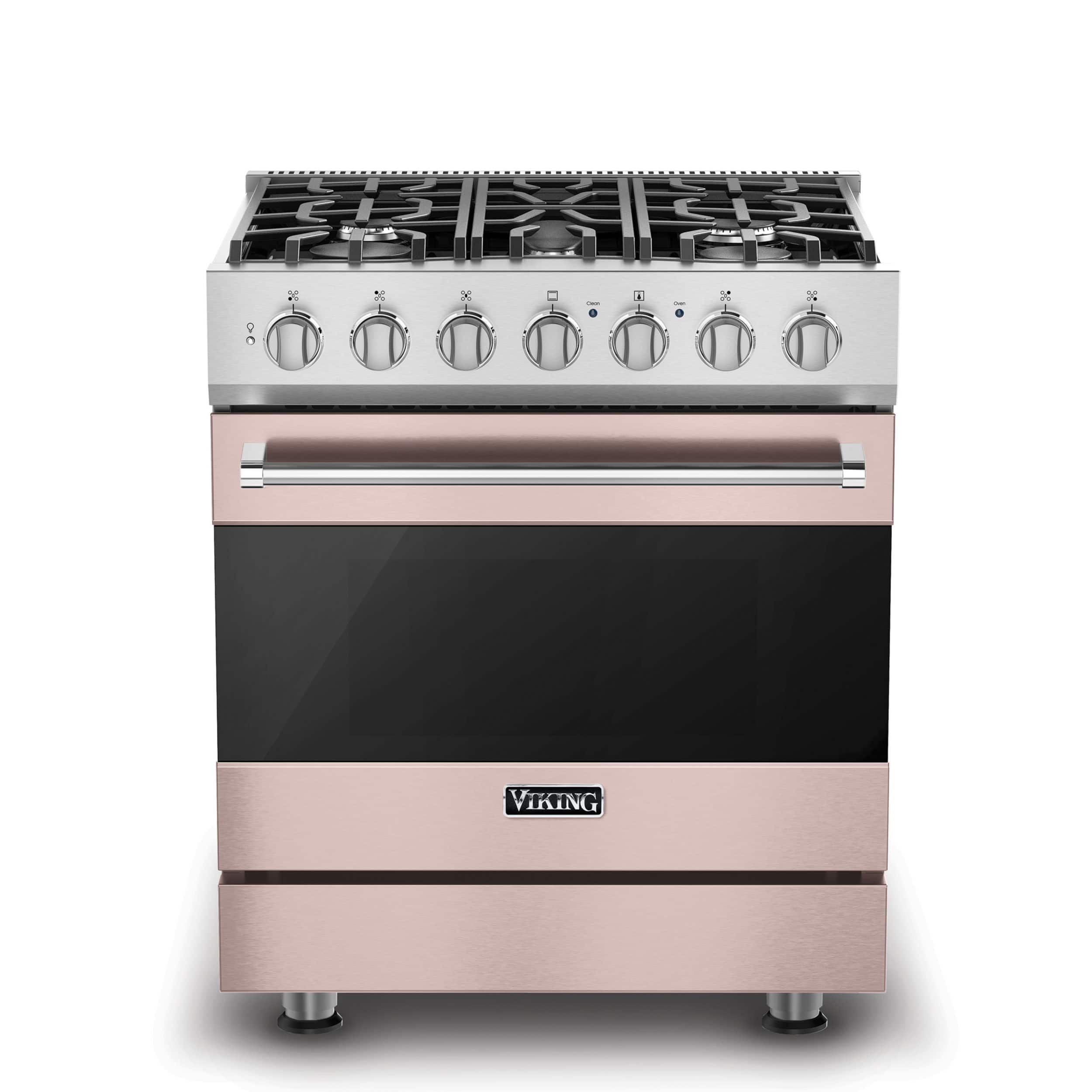 Viking - 3-Series Dual Fuel Range - Blush - Front_Zoom