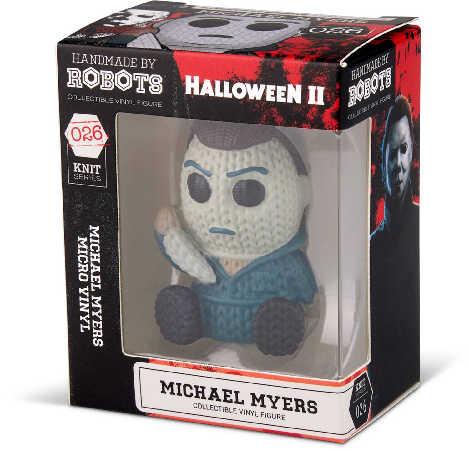 150 1541N06 MICAWY HPA 036 HANDMADE BY ROBOTS HALLOWEEN II COLLECTIBLE VINYL FIGURE KNIT SERIES 026 MICHAEL MYERS COLLECTIBLE VINYL FIGURE