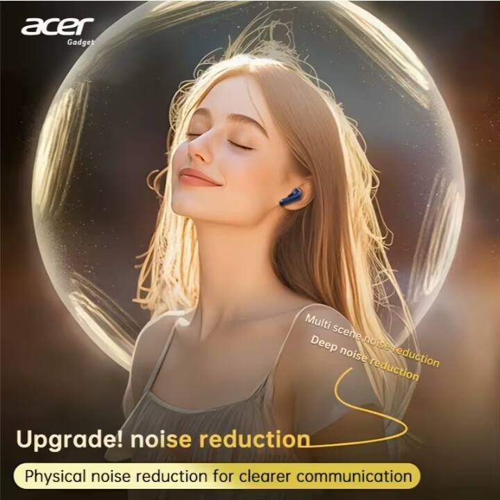 Acer Gadget  
Multi scene Deep noise reduction  
Upgrade! noise reduction  
Physical noise reduction for clearer communication