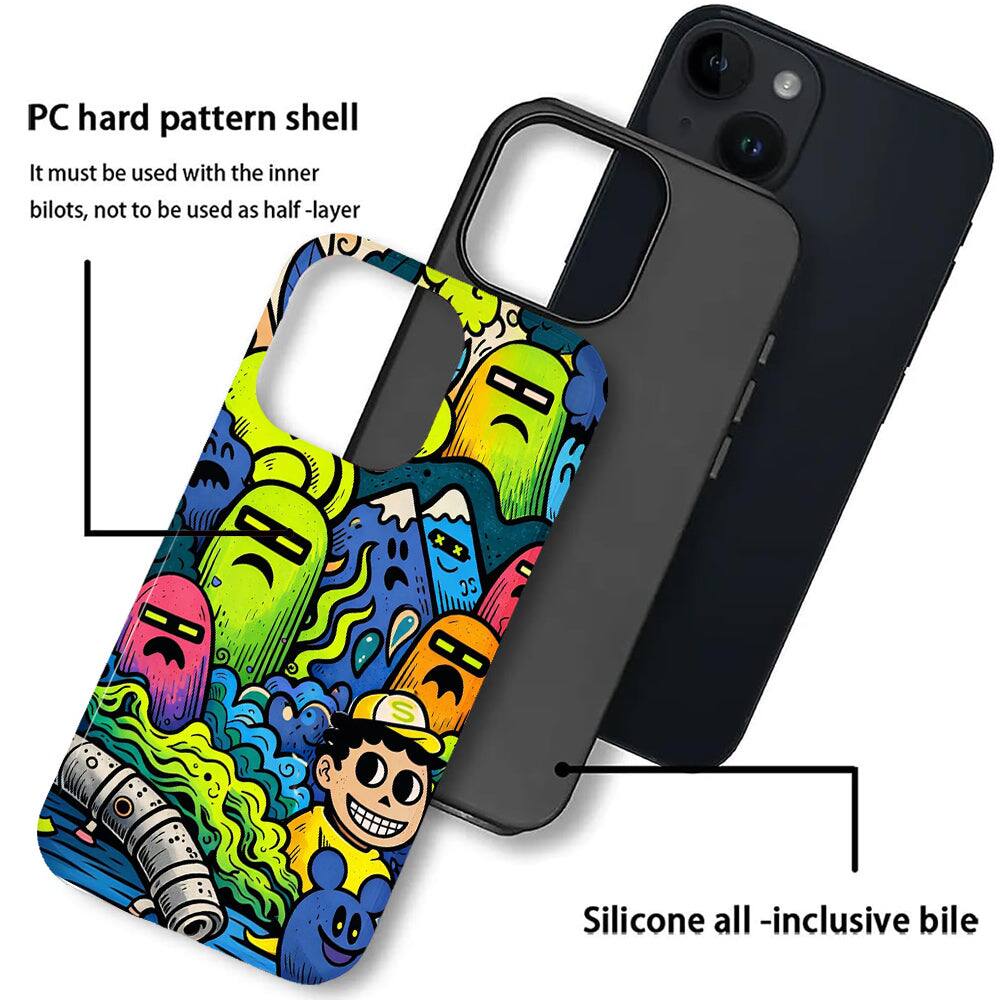 PC hard pattern shell  
It must be used with the inner bilots, not to be used as half-layer  

Silicone all-inclusive bile