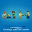 5 minifigures including a baby with a stroller.