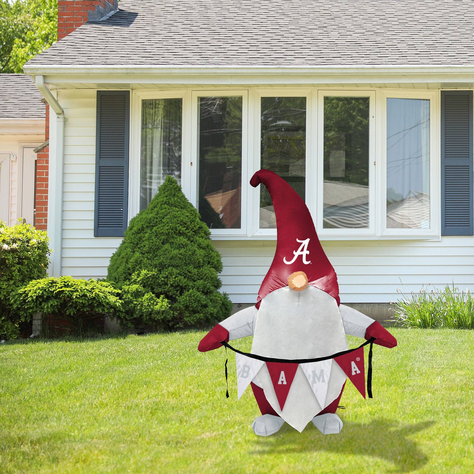 Alt View 1. Pegasus - Alabama Crimson Tide Inflatable Gnome - Multicolor.