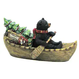 BreeBe - Holiday Bear in Boat - Multicolor