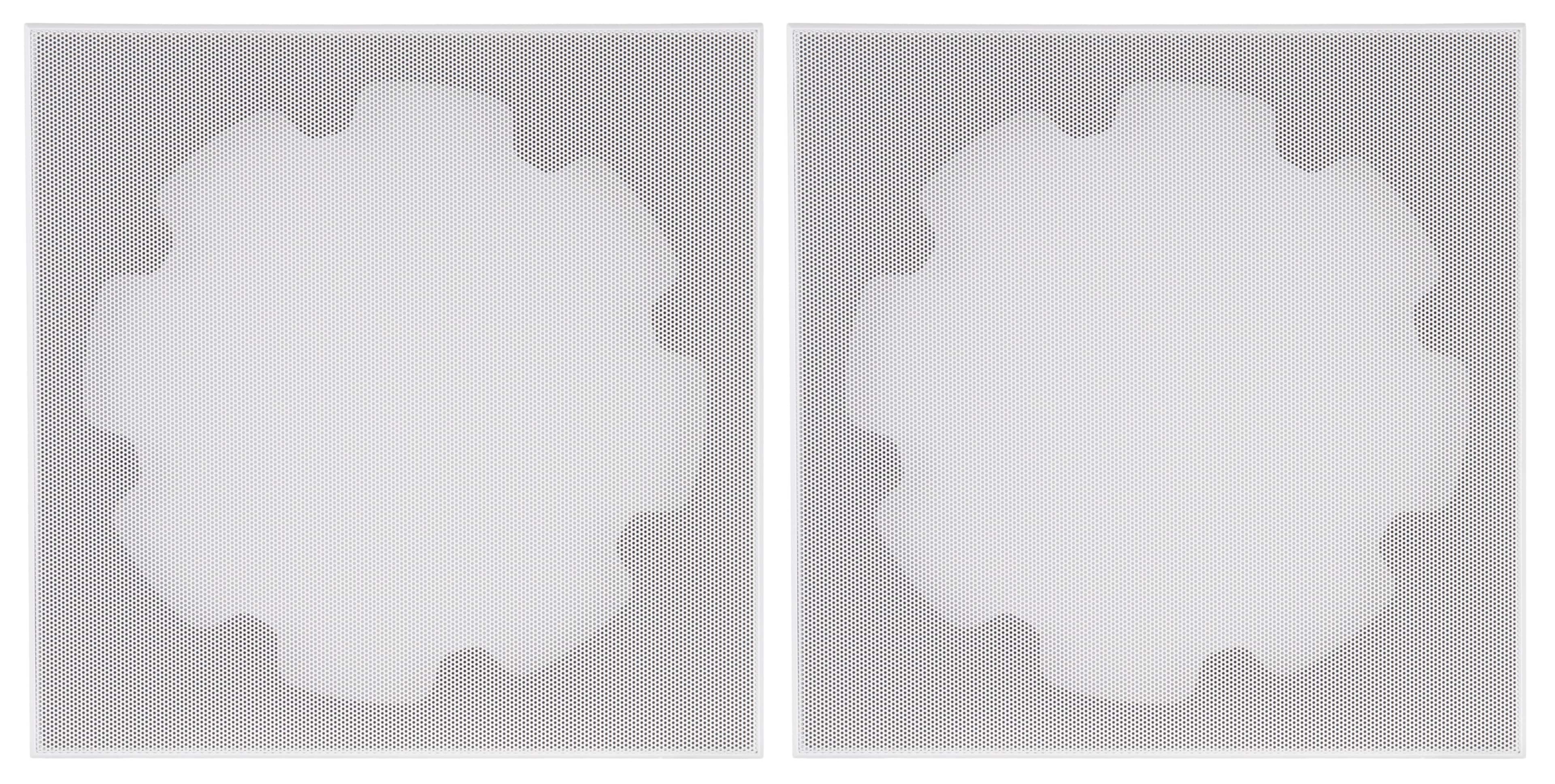 Sonance - XPC-8SQ-T - Visual Experience Extreme 8" Large Micro-Trim Square Adapter with Grille (2-Pack) - Paintable White