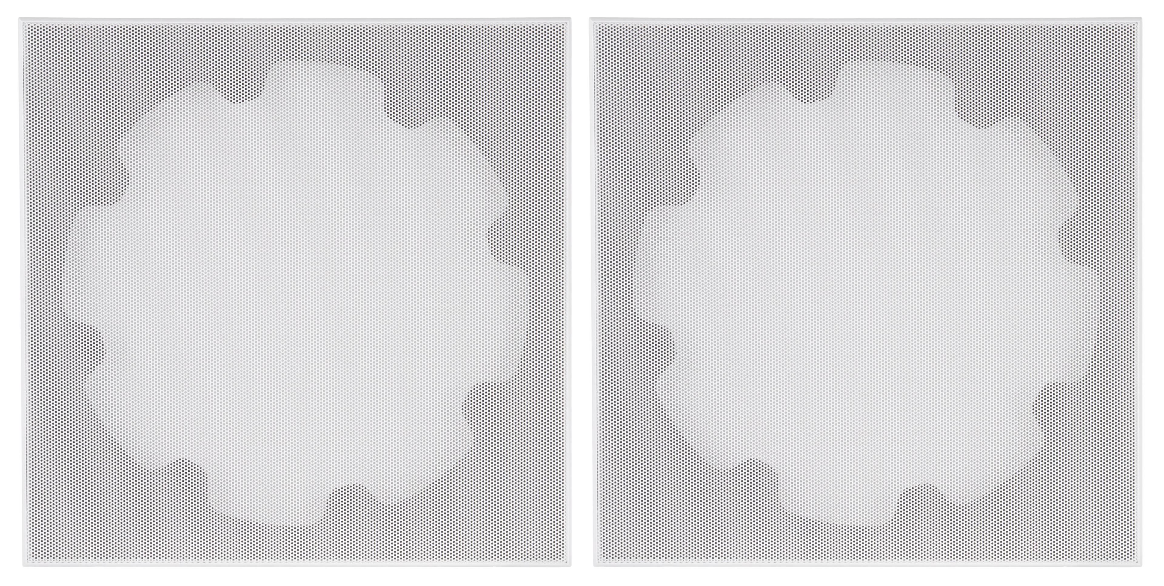 Sonance - XPC-8SQ-T - Visual Experience Extreme 8" Large Micro-Trim Square Adapter with Grille (2-Pack) - Paintable White