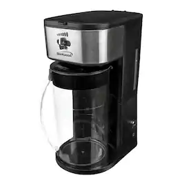 Brentwood - Iced Tea and Coffee Maker with 64 Ounce Pitcher - Black