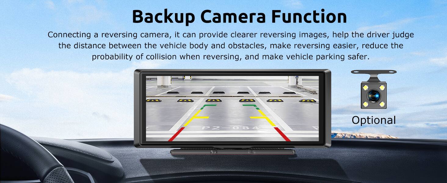 Backup Camera Function

Connecting a reversing camera, it can provide clearer reversing images, help the driver judge the distance between the vehicle body and obstacles, make reversing easier, reduce the probability of collision when reversing, and make vehicle parking safer.

P2 P2-034 1 Optional