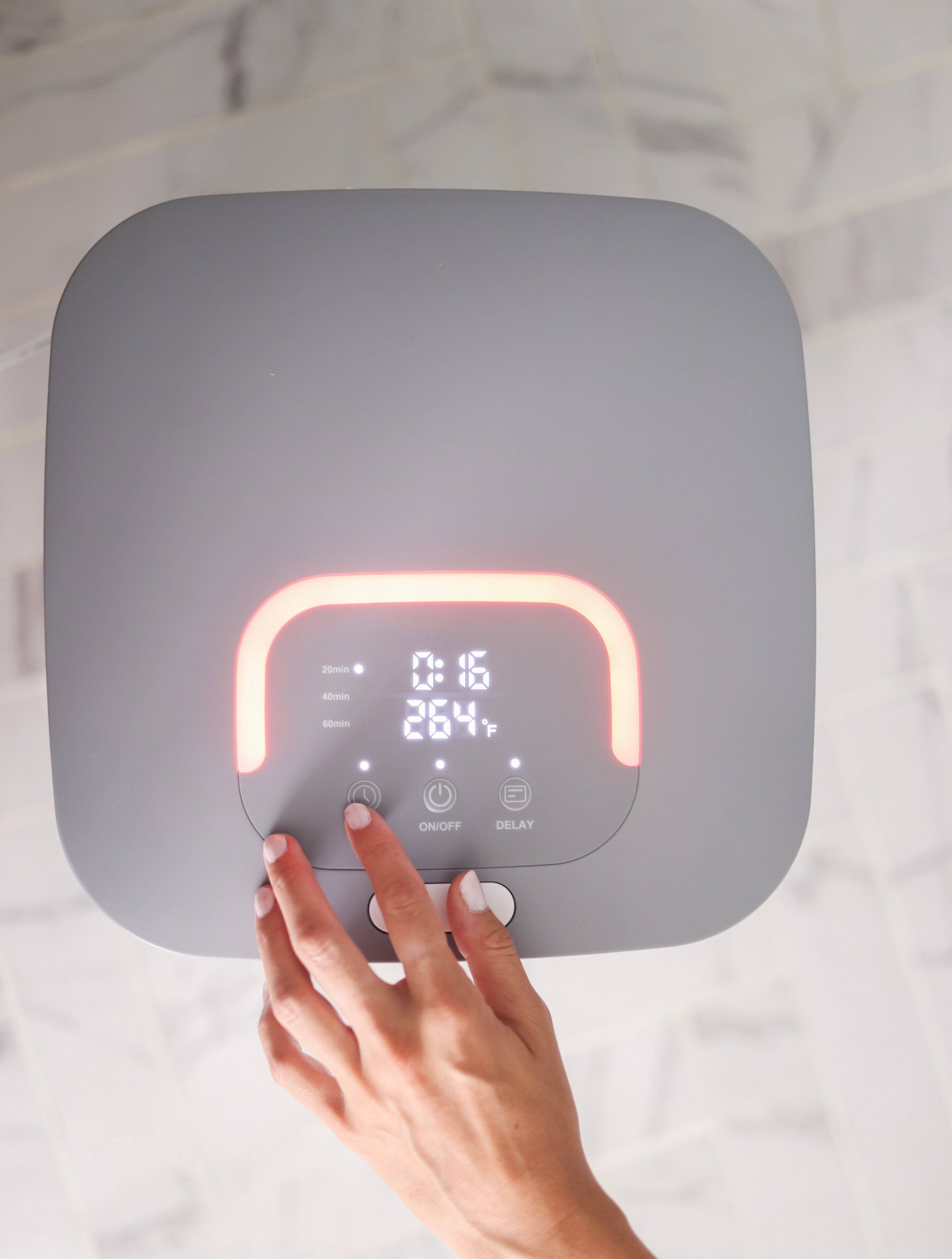 20min 40min 60min 01 264°F ON/OFF DELAY