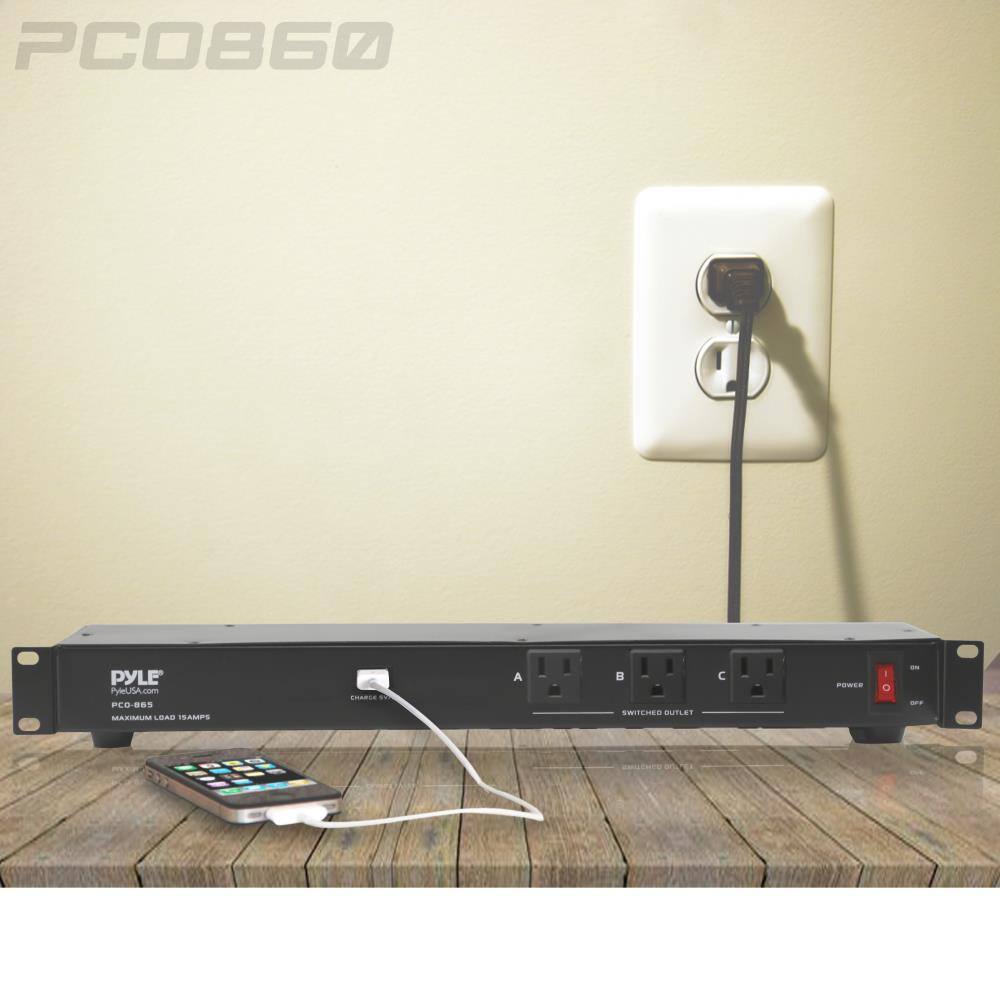 PCO860  
PYLE  
PyleUSA.com  
PCO860  
MAXIMUM LOAD 15AMPS  
SWITCHED OUTLET  
POWER  
ON/OFF